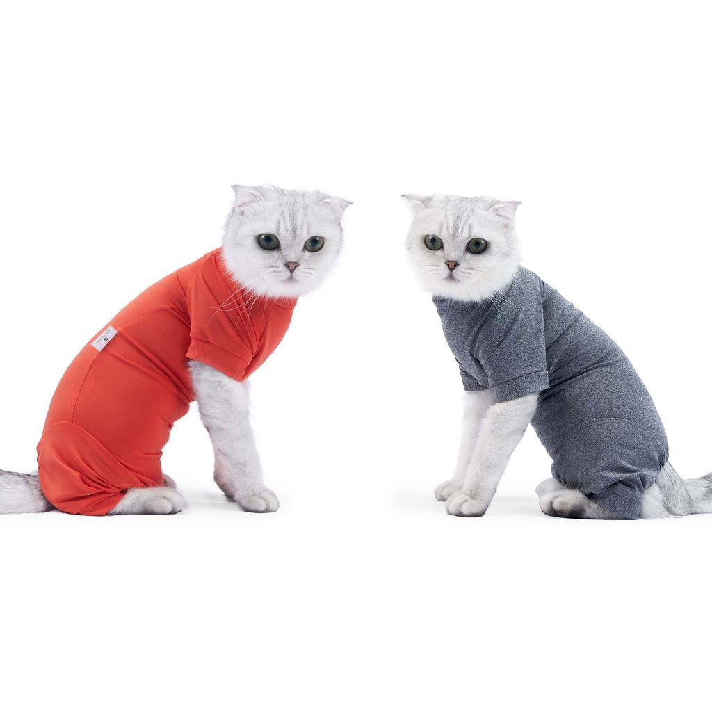 Pet Recovery Suit Four Legs Abdominal Wound Jacket for Cats