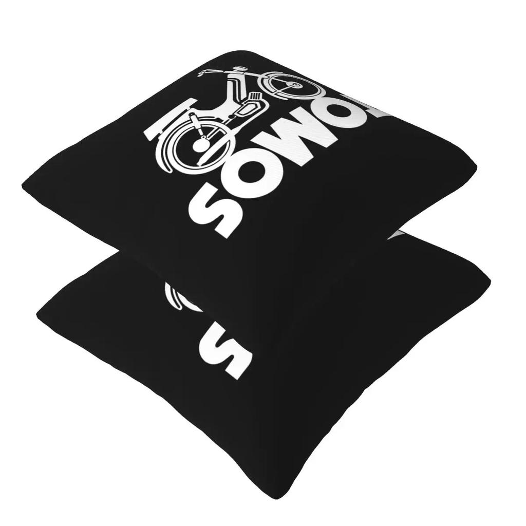 Tomos Moped 2 Pcs Square Pillowcase Pillow Cover Cushion Decor Comfort Throw Pillow For Home Car