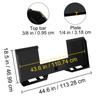 Universal Skid Steer Mount Plate 1/4" Thick Skid Steer Plate Attachment 3000LBS Weight Capacity Quick Attach Mount Plate Steel Adapter Loader Easy to