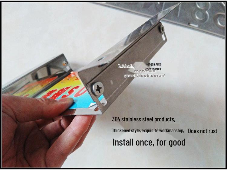 US Spec SUV License Plate Bracket for Porsche Cayenne - Free Shipping