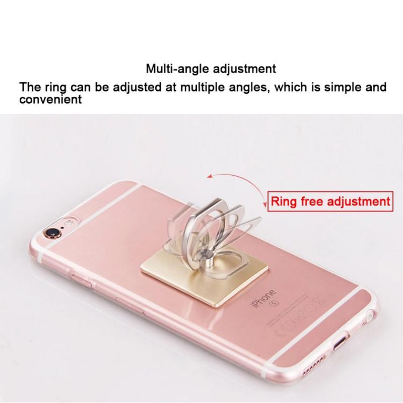 Держатель для мобильного телефона, металлический свободно вращающийся на 360 градусов креативный кольцевой кронштейн с пряжкой