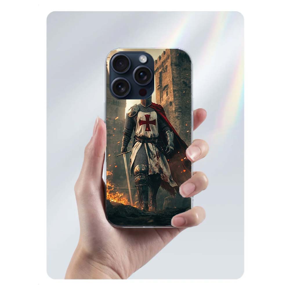 The Bright Red Crusade Clear Phone Case For Iphone 17 Air 16 Pro Max 15 Pro 14 Plus 17E 16E 11 13 12 Mini Cover Cases Fundas Cel