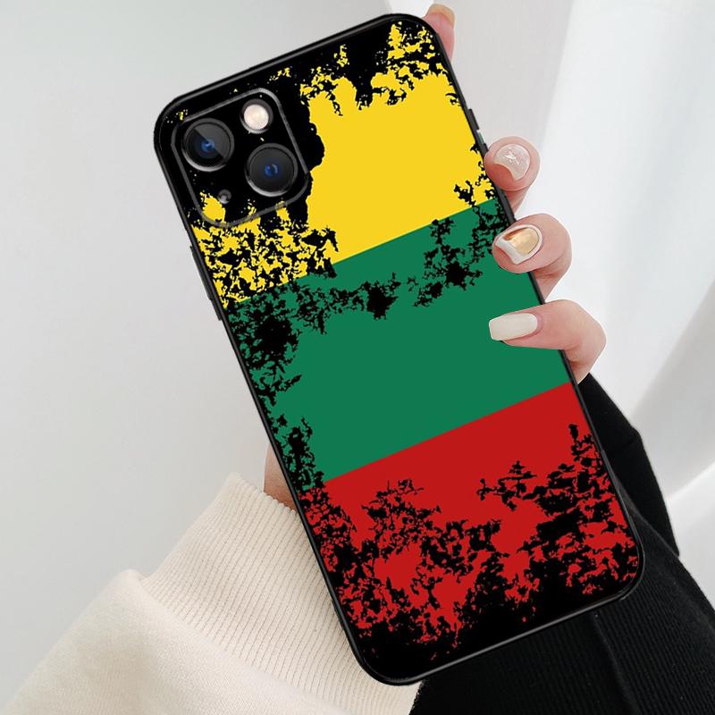 Модный Чехол для Телефона с Флагом Литвы Для iPhone 17 Pro Max 14 13 12 11 15 16 Pro Max mini 15 16 Plus 16e 17 Air Cover