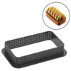 Cake Mold French Dessert Bakeware Cutter Baking Mould Perforated Mousse Circle Tart Ring Mold 1PCS Decorating Tool Round Heart Square Shape