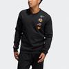 Adidas Printed Crew Neck Sweatshirt Men Tops Black GP6260