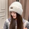 Осенне-зимние шапки женские модные вязаные шерстяные шапки с надписью зимние теплые однотонные универсальные шапки от холода