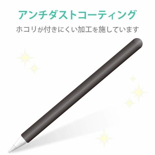 Elecom Эксклюзивно для Apple Pencil (2-е поколение) Тонкий тип корпуса с тонкой рукояткой, тип чехла, черный TB-APE2CNBSBK
