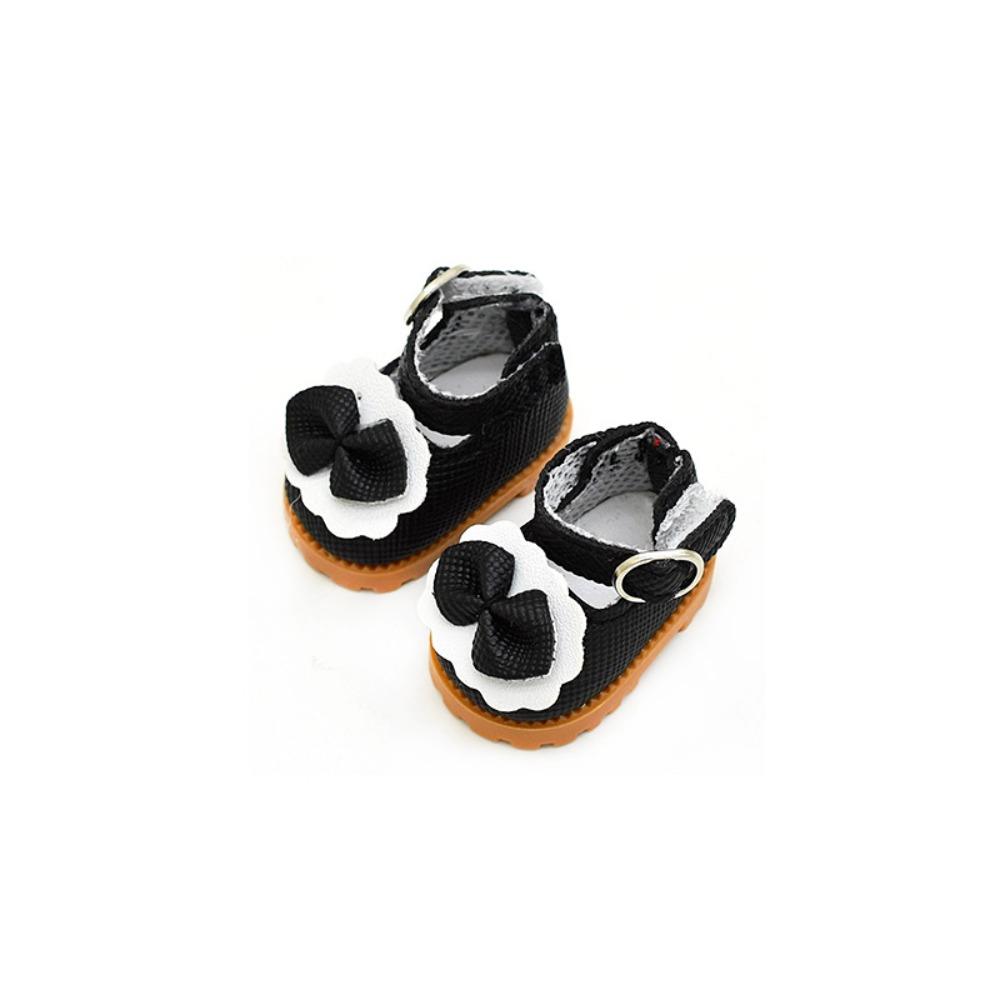 Разные стили обуви Labubu Ручная работа Кожаная обувь Labubu Хобби Туфли с бантом для Labubu