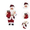 Рождественская стоящая Санта 12'' коллекционная фигурка украшение статуэтка милая для