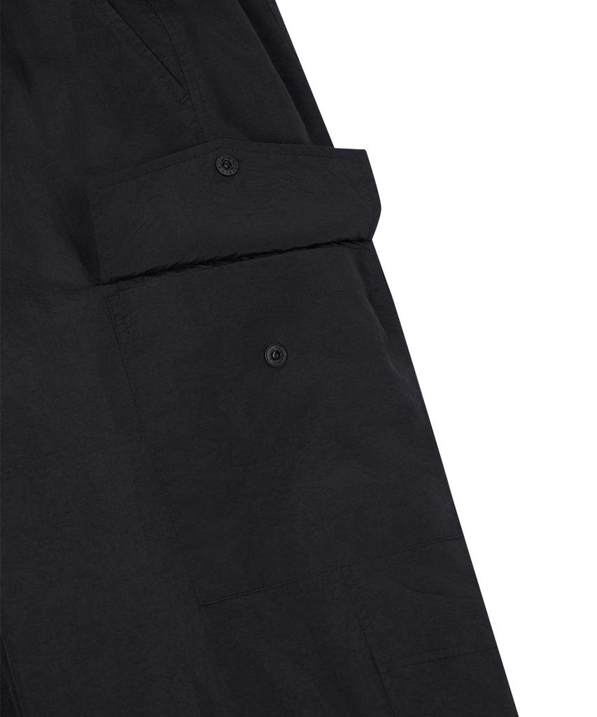 JAMIE WEST Nylon Fleece Reversible Cargo Pants (Black)