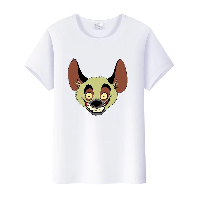 Kawaii Disney Cartoon The Lion King Graphic t-shirt Summer Blouses Ladies Men White Tees Clothes Women 90S Tshirt Plus Size Tops