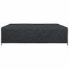 Solid Black Furniture Cover 300 x 300 x 70 cm 210D