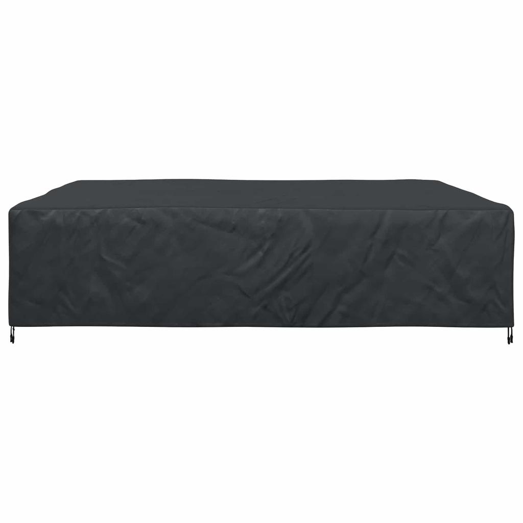 Solid Black Furniture Cover 300 x 300 x 70 cm 210D