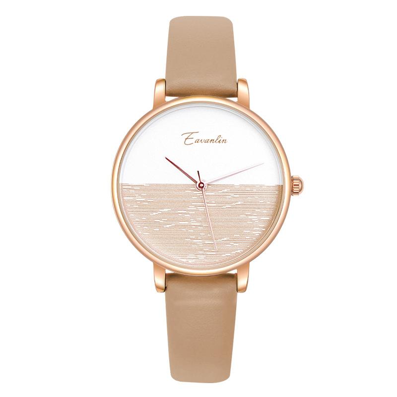 Женские часы Simple Sunrise Cold Style Watch Belt Style Женские студенческие персонализированные часы Женская модель