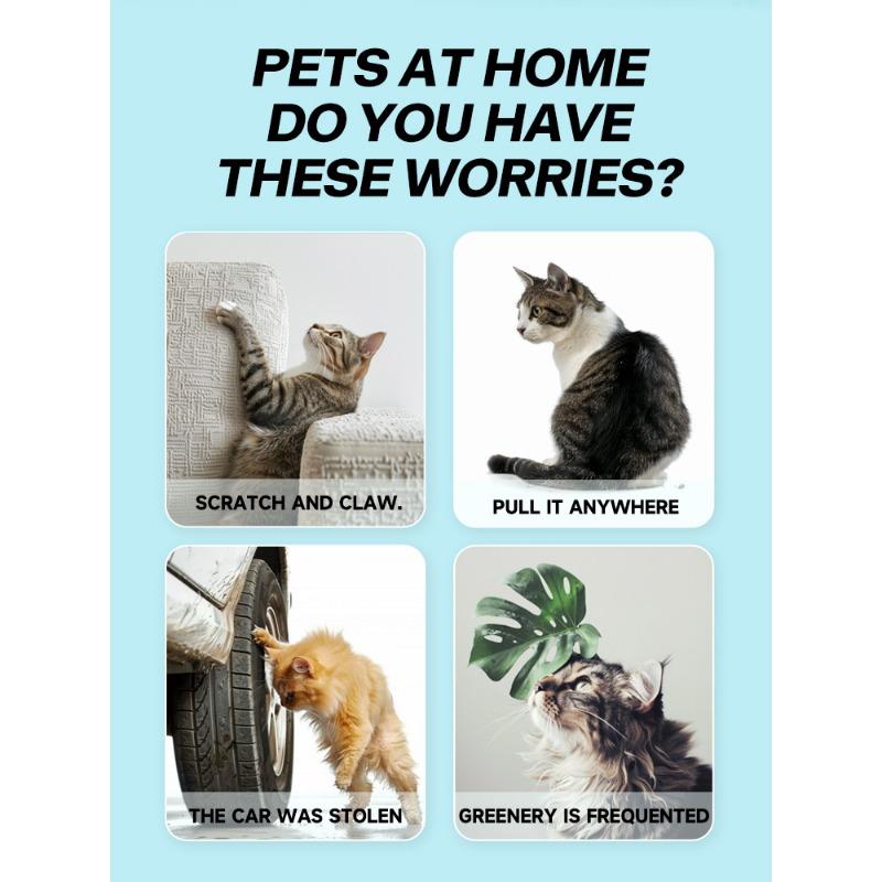 Спрей-репеллент для кошек длительного действия 120 мл Нетоксичная формула для мебели ковров Предотвращает маркировку мочой Нейтрализатор запаха в помещении