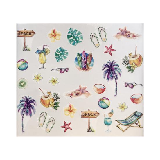 Наклейка с фруктовым узором, экономящая время, изысканный внешний вид