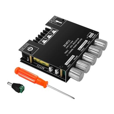 Модуль цифрового усилителя 2.1 канала ZK-MT21 DIY 50 Вт x 2 + 100 Вт сабвуфер для пассивных динамиков и домашнего звука