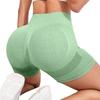 Yoga Shorts Slim Fit High Elasticity Tummy Control Seamless Quick Dry Anti-exposure Butt Lifted Soft High Waist Jogging Running Sports Shorts