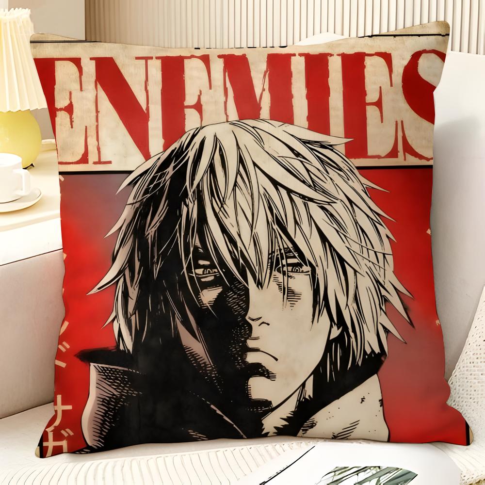 Cartoon Comic VVinland SagaPC Pillow Case Natural Linen Organic Fabric DoubleSided Printing Sofa Home Decor Gift Pillow Case
