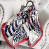 90cm *90cm Design Scarf Lady Shawl Printed Silk Felt Headscarf Scarf Lady Headscarf Square Scarf Lady Wrap Scarf 2021