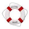 Welcome Aboard Cloth Life Ring Navy Accent Nautical Decor New Lifebuoy Decoration High Quality Home Party Decor