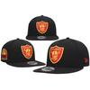Кепка-Snapback New Era 9FIFTY Las Vegas Raiders, Ретро Гавайская версия, Черная с прямым козырьком, Бейсболка команды NFL для фанатов