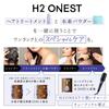 H2 ONEST Straight Heat Brush Ion Infrared Heater Double Temperature Adjustment from To Compatible with Overseas Countries Comes with Original Pouch