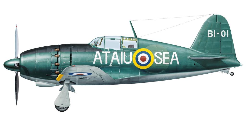 Hasegawa Raiden Type 21 Allied Captured Aircraft 1/48