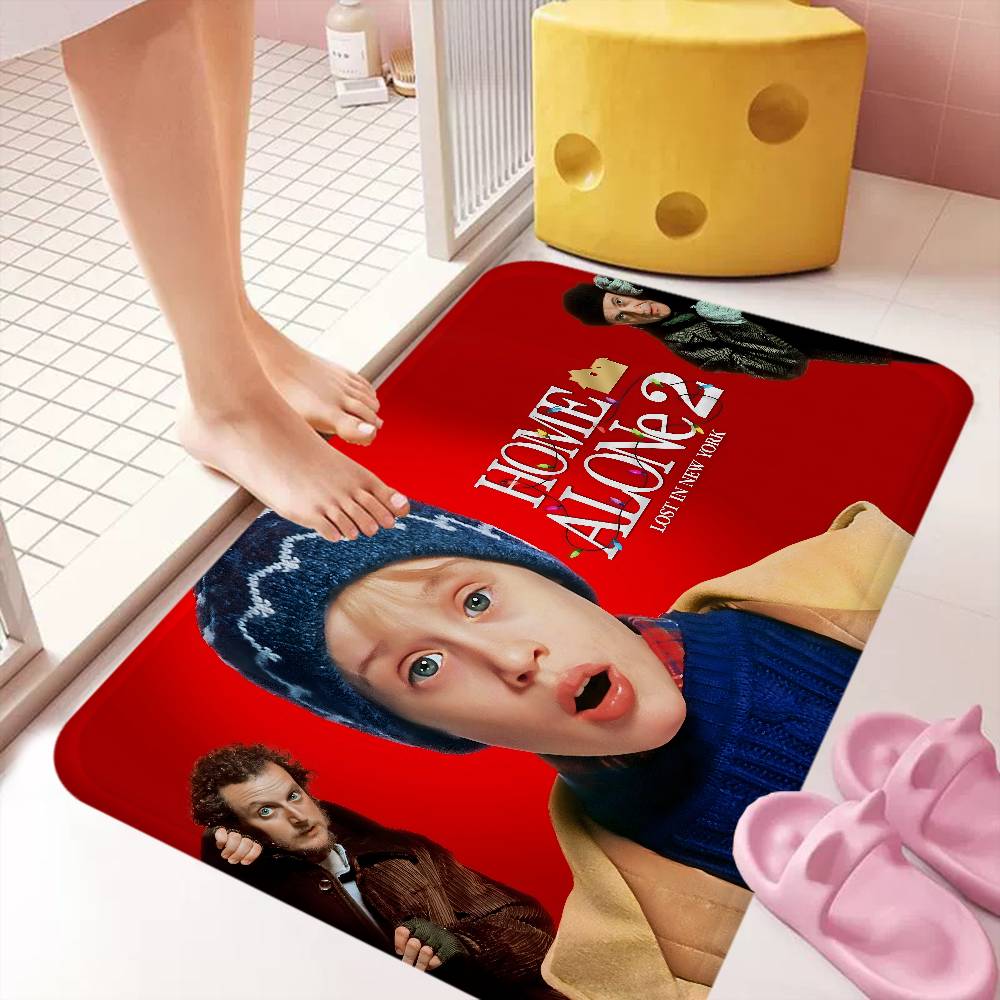 Classic H-Home Alone Movie Floor Mat Retro Multiple Choice Living Room Kitchen Rug Non-Slip Modern Home Decor