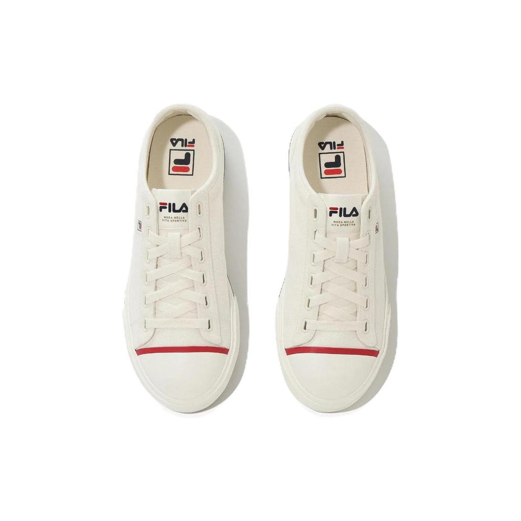Fila Как V2 Износостойкие Износостойкие Низкие Кеды Унисекс Бежевые 1XM02340G_100