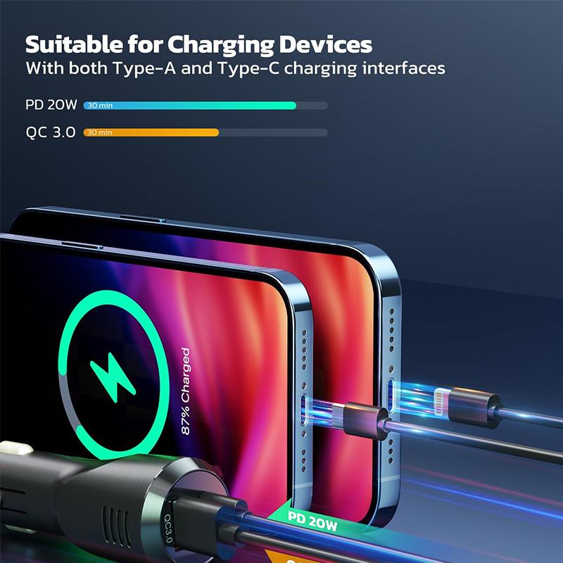 MT02 Bluetooth 5.3 беспроводной FM-передатчик улучшение звука для звонков без помощи рук DSP шумоподавление Type-C PD автомобильный зарядный адаптер