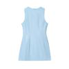 Summer New Product Women's Clothes French Pleated Design Fluffy Hem round Neck Short Sleeveless Dress 3123281
