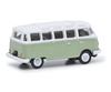 Schuco 1/87 Volkswagen T1 Samba Зеленый/Белый Schuco Samba Литая модель автомобиля Масштаб HO