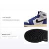 Air 1 Retro High OG GS Rare Air - Deep Royal Blue Детские кроссовки Белый Черный Нейтрально-серый FD1437-100