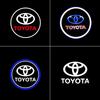 2 шт. Светодиодные приветственные огни для дверей автомобиля для Toyota, Проекторы с логотипом, Подходят для Toyota Highlander / RAV4 / Camry / Avalon / Corolla /pra