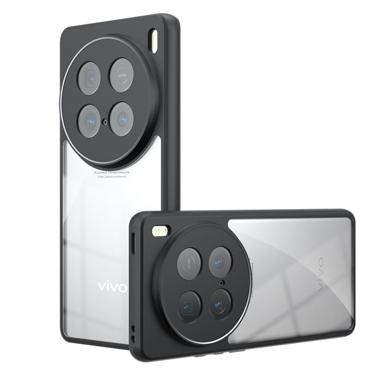 Чехол для VIVO X100 Ultra X100 S Pro Роскошный акриловый матовый прозрачный жесткий чехол для ПК-телефона VIVO X 100 Ultra X90s X90 Pro Plus Противоударный бампер