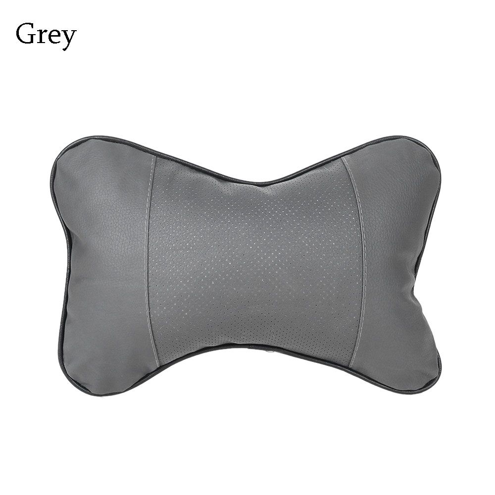 Удобная безопасная подушка для шеи из костяной кожи, подголовник для автомобильного сиденья, подушка для безопасности