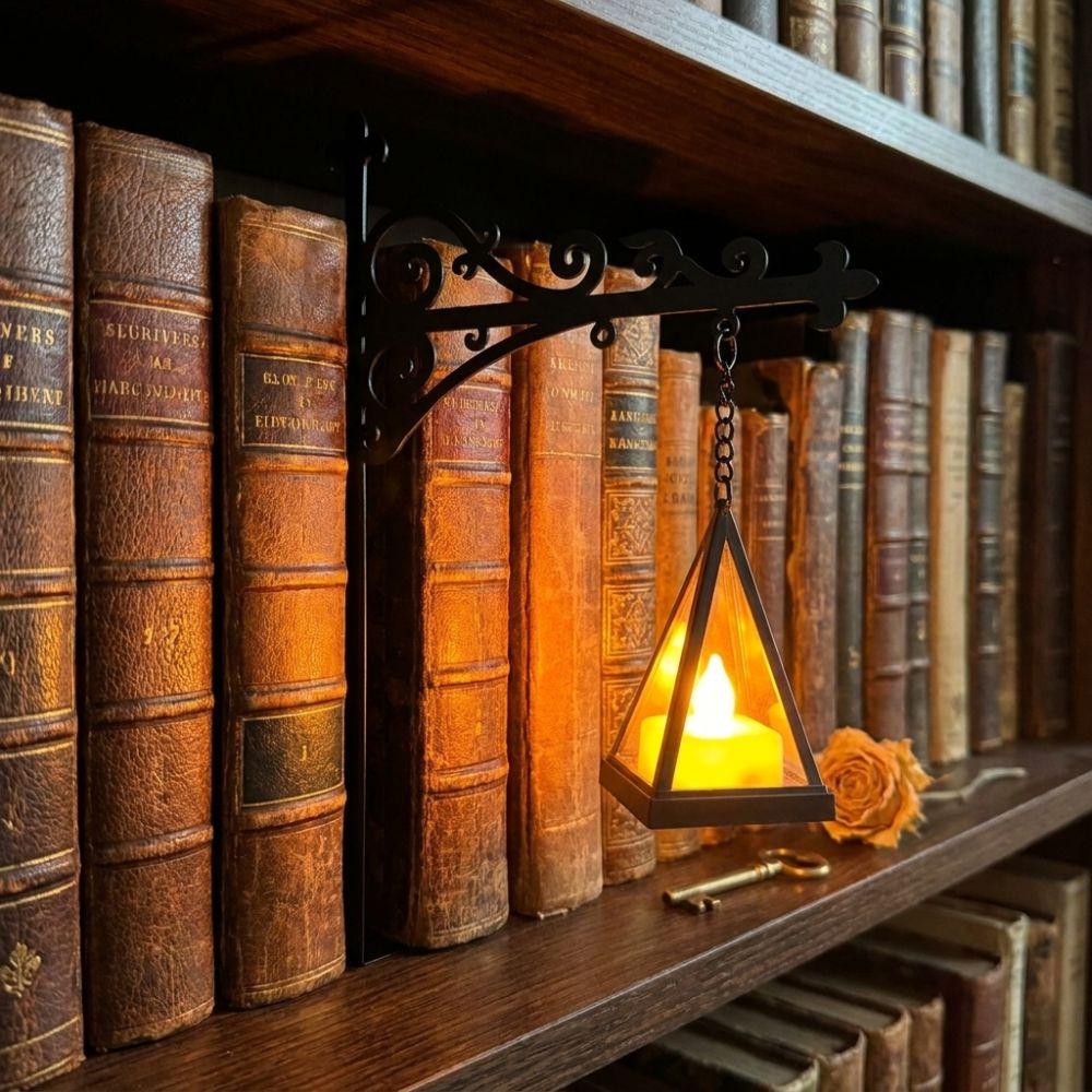 Декоративная светодиодная лампа для книжной полки, теплый белый свет, фонарь-тыква с привидениями, комната в общежитии