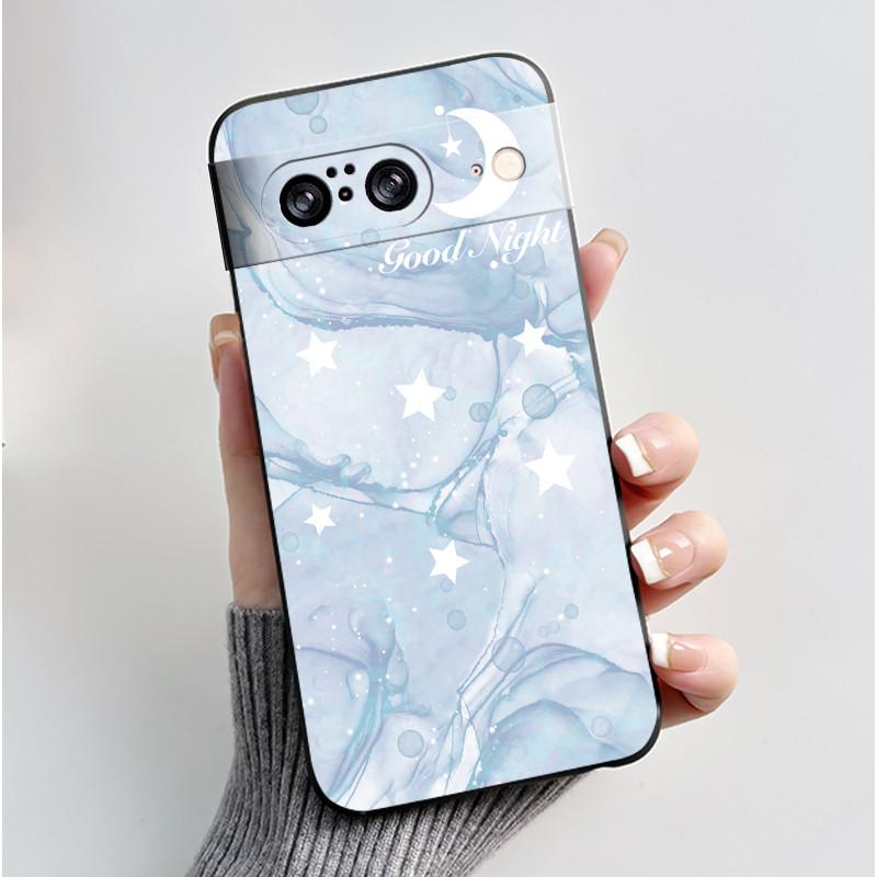 Casing For Google Pixel 8 Pro 8A Case Aesthetic Fashion Cute Cat Soft Silicone Shockproof Back Cover Ultra Slim Thin Phone Case