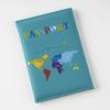 New Color Letter Map Printed Passport Holder Passport Cover Ticket Clip Passport Wallet Travel Wallet ID Card Holder Unisex