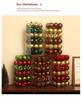 Christmas Ball Gift Box Set 36 Pack 6cm Plastic Colorful Decorative Hanging Ornaments for Christmas Tree