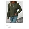 Women S Long Sleeve Solid Color Casual Fashion Sweater