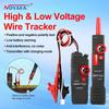 NOYAFA NF-820 Underground Cable Tracker with Alligator Clip Anti-Interference High& Low Voltage Wire Tracker Network Line Finder