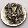 16 Greek relief shaped craft brass antique commemorative coins, leaping horse magic old copper coins commemorative medal