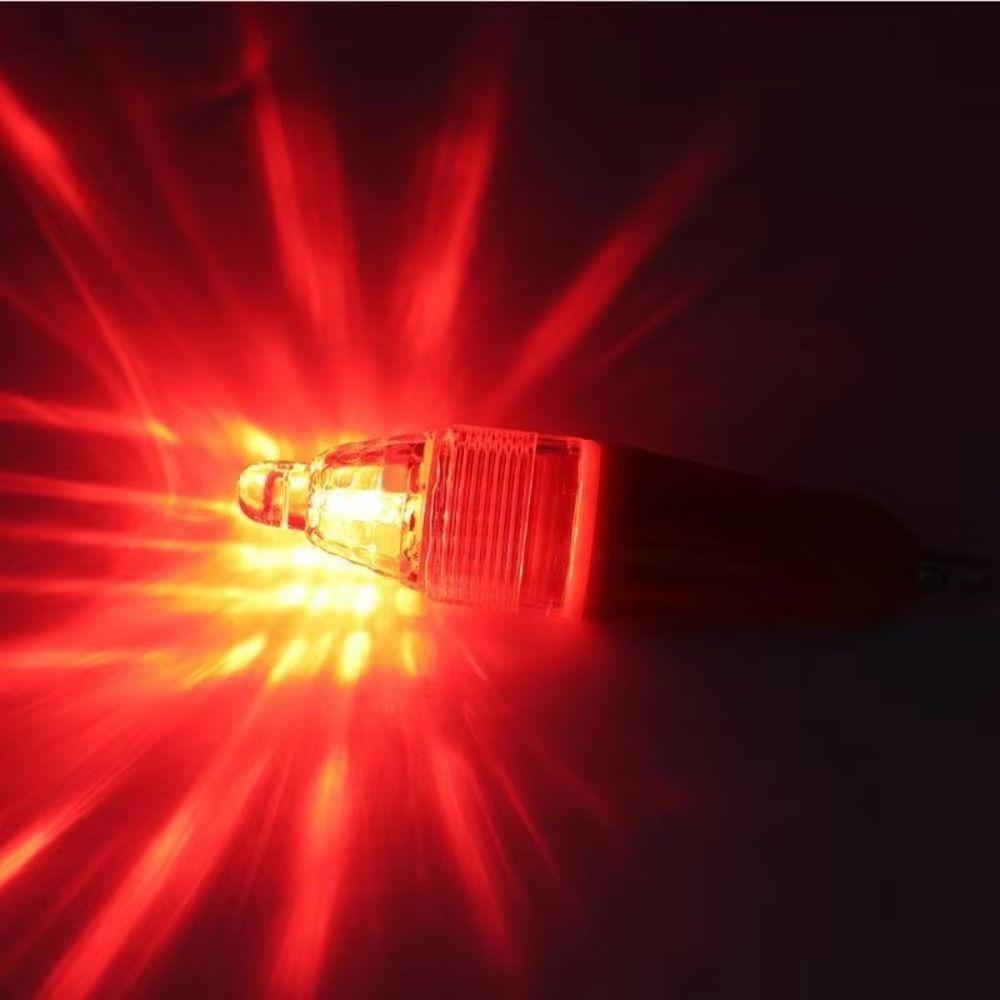 1Pcs PC LED Fish Lure Light IP68 Waterproof Underwater Fish Attraction Light for Night Sea Fishing