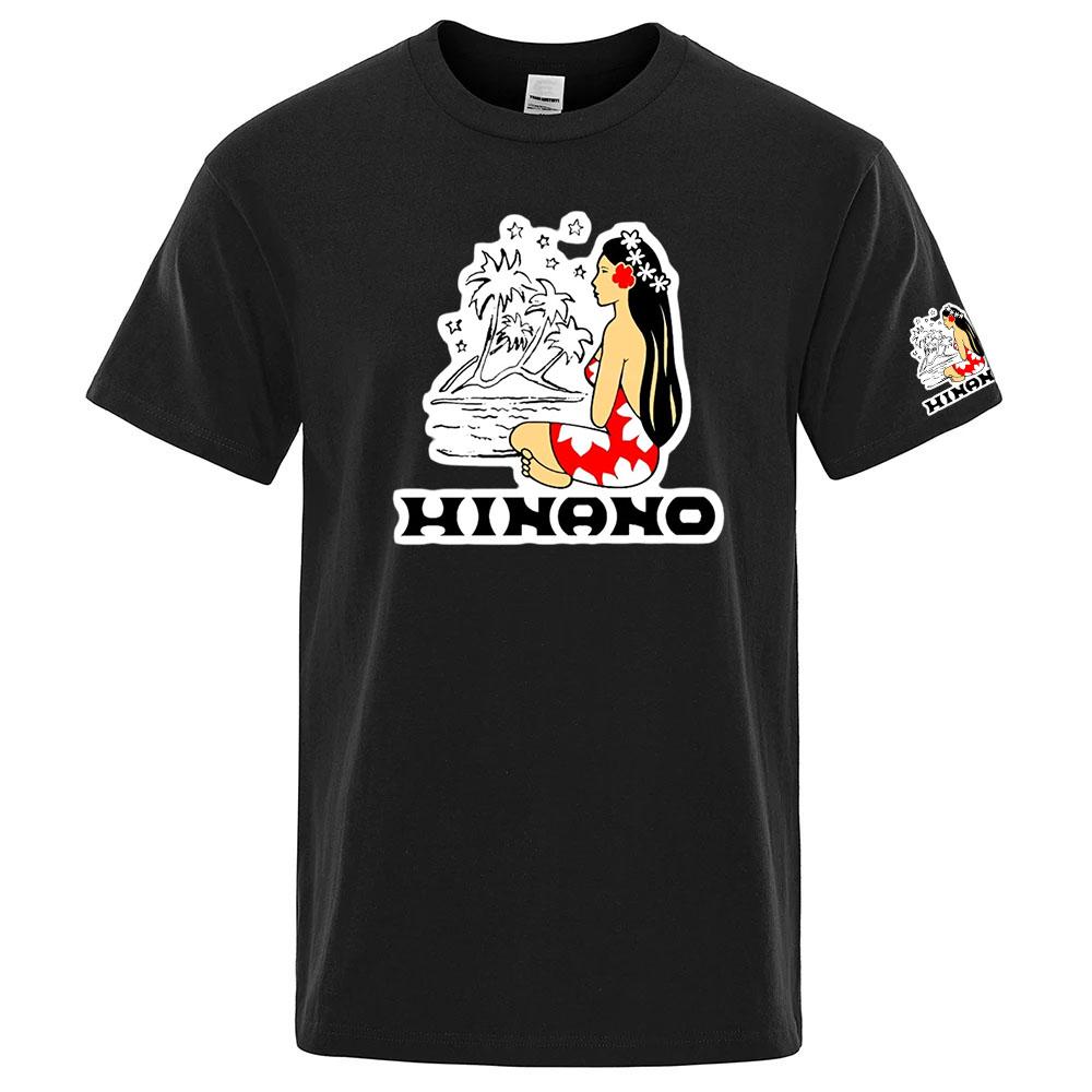 Hinano Tahiti Beer Unisexs Summer Oversize Cotton Premium Fabric Tshirt Casual High Quality Short Sleeves Sports Tshirt