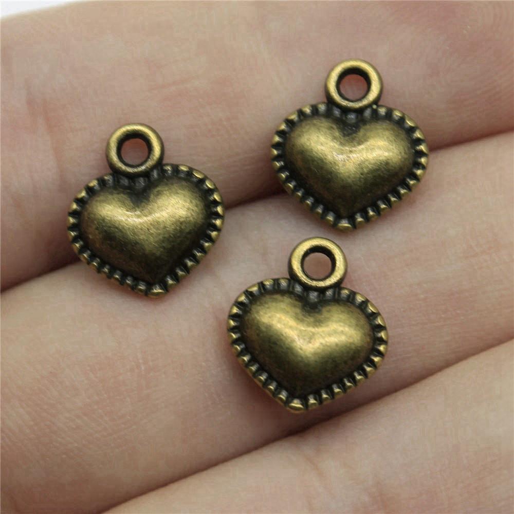 Подвеска в виде персикового сердца с подвесками Love Charms для мужчин, элегантные художественные принадлежности