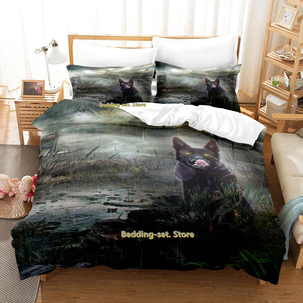 Новая игра S.T.A.L.K.E.R. 2 Набор постельного белья "Сердце Чернобыля" Мультяшный Аниме Трехсекционный Набор Взрослый Детская Спальня Комплекты Пододеяльников Literie