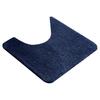 Absorbent Toilet Rug U Shaped Plush Floor Mat Machine Washable Non Slip Contour Bathroom Rug Dry Quickly for Toilet