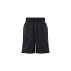 Solid Color Stitched Woven Drawstring Breathable Casual Shorts Men Bottoms Black FN4550-010